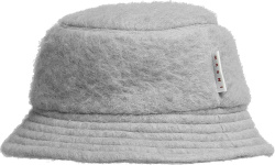 Marni Grey Wool Bucket Hat