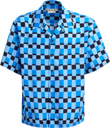 Blue & Black Checkered Shirt