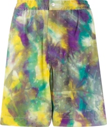 Multicolor Tie-Dye Shorts