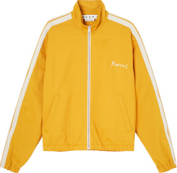 Marni Yellow And White Stripe Track Jacket