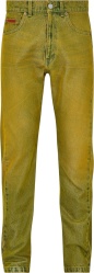 Marni Yellow Twisted Seam Jeans