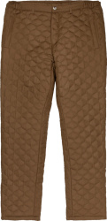 Mifland Brown Quilted Padded Pants