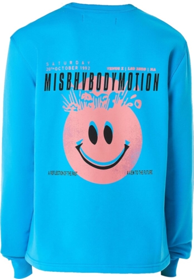 Misbhv Smiley Face Print Sweatshirt