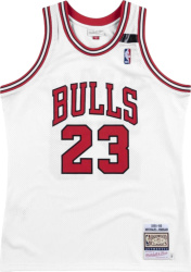 Mitchell And Ness 1991 92 Chicago Bulls White Jersey 23 Jordan