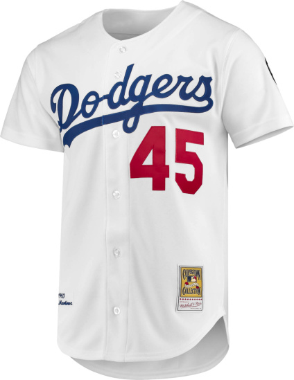 Mitchell And Ness 1993 Los Angeles Dodgers 45 Pedro Martinez Jersey