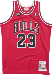 Mitchell And Ness 1997 98 Chicago Bulls 23 Micheal Jordan Nba Finals Jersey
