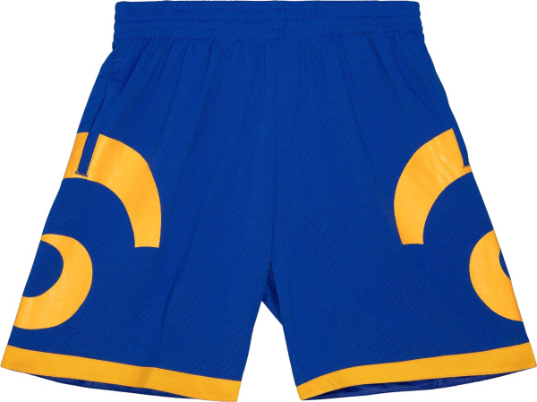 Mitchell And Ness La Rams Blue Horns Shorts
