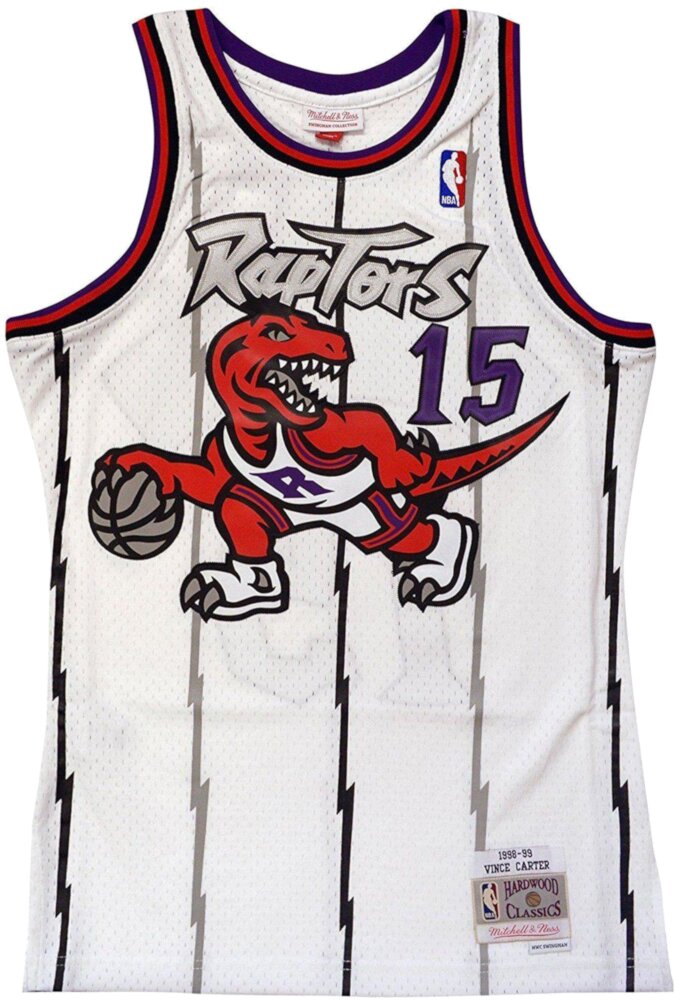 Buy Vince Carter's White Jersey at Toronto Raptors - Brooklyn Fizz