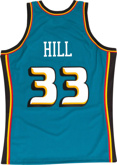 Mitchell Ness Detroit Pistons Grant Hill Jersey