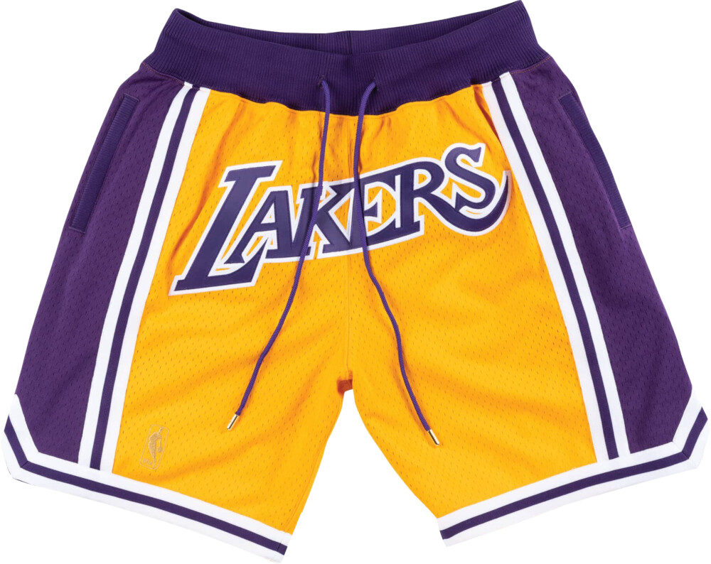 Just Don Los Angeles Lakers Yellow Shorts | Incorporated Style