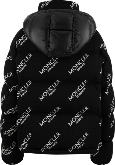Moncler Black 'Caille' Down Jacket | INC STYLE