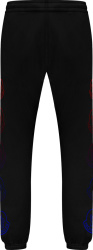 Moncler Black And Multicolor Gradient Side Logo Sweatpants