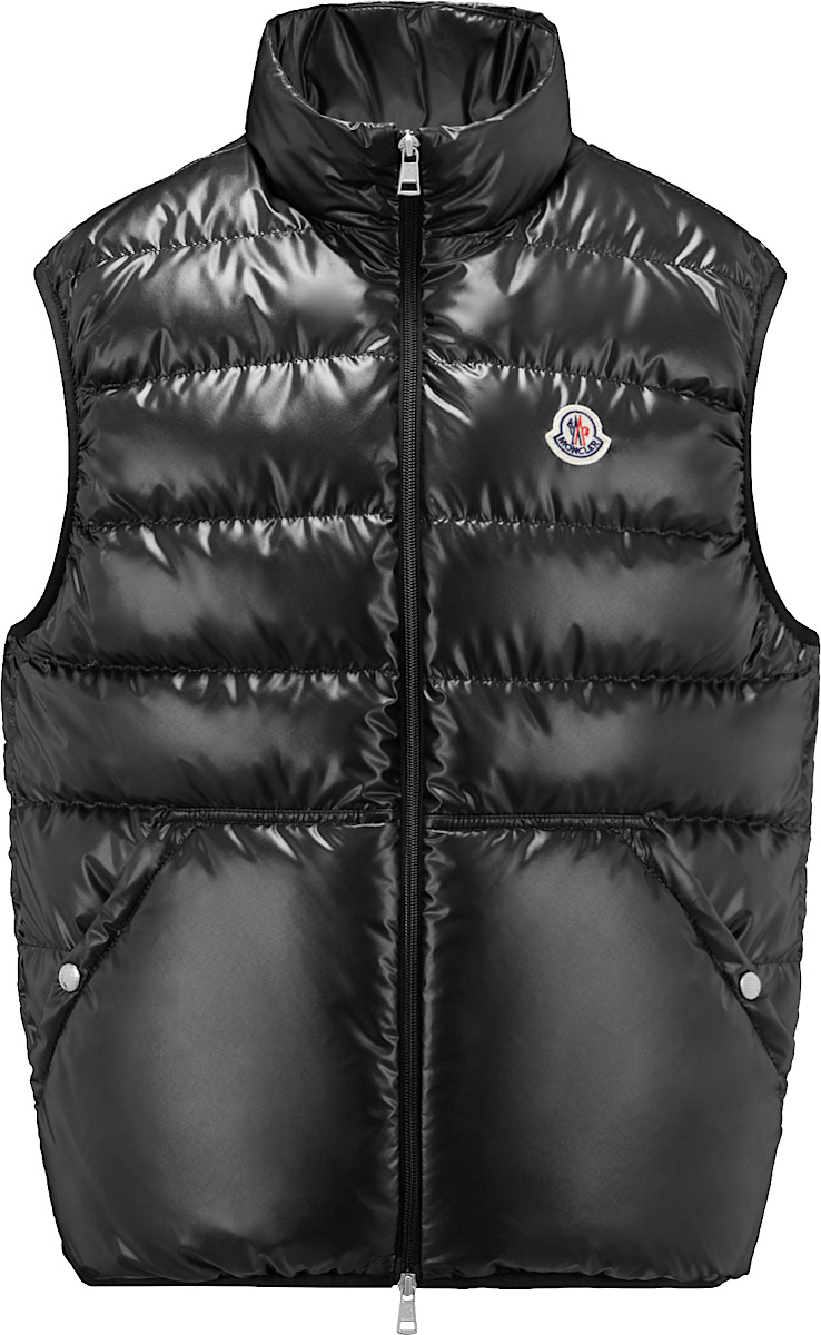 Moncler Black 'Aube' Down Vest | INC STYLE