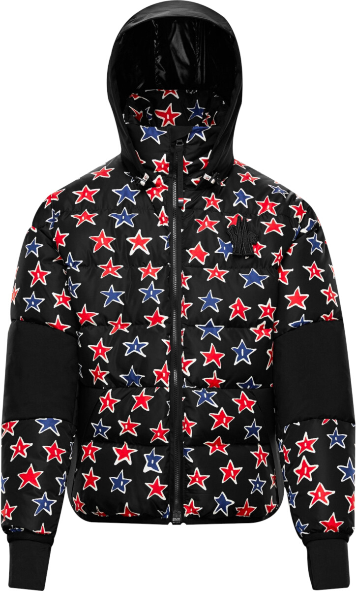 Moncler Black Star Print 'Gollinger' Jacket | INC STYLE