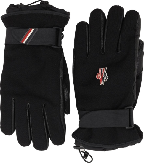 Moncler Grenoble Black Gloves
