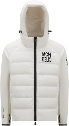Moncler Greoble White Padded Lightweight Hooded Jacket