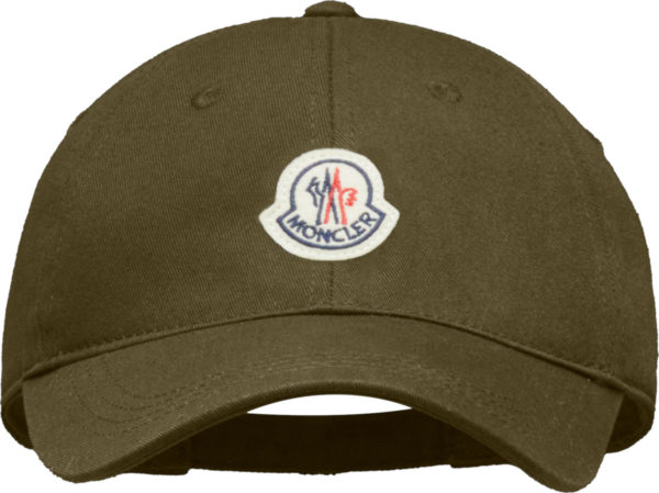 Moncler Khaki Logo Patch Adjustable Hat