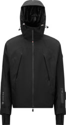 Black 'Lapaz' Hooded Jacket