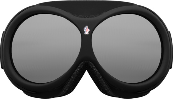 Moncler Matte Black Ski Goggles