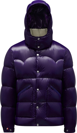 Moncler Purple Courtard Down Puffer Jacket