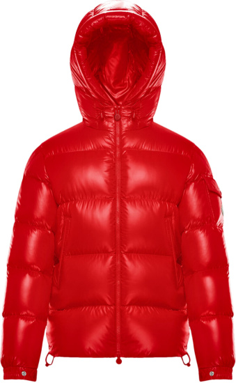 Moncler Red Ecrins Puffer Jacket