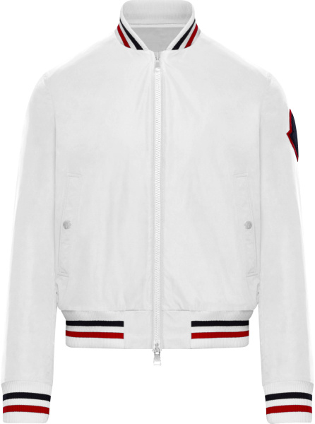 Moncler White Hauchet Jacket