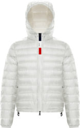 Moncler White Padded Rook Hooded Jacket