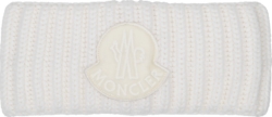 Moncler White Wool Headband