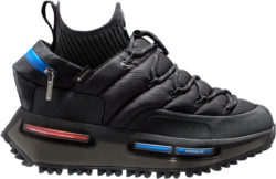 Moncler X Adidas Black Nmd Runner Sneakers