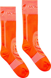 Moncler X Adidas Orange Tall Socks I209s3g000020u21832g