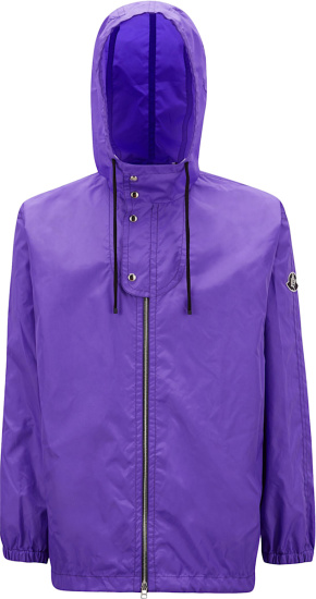 Moncler X Alicia Key Purple Soho Windbreaker Jacket