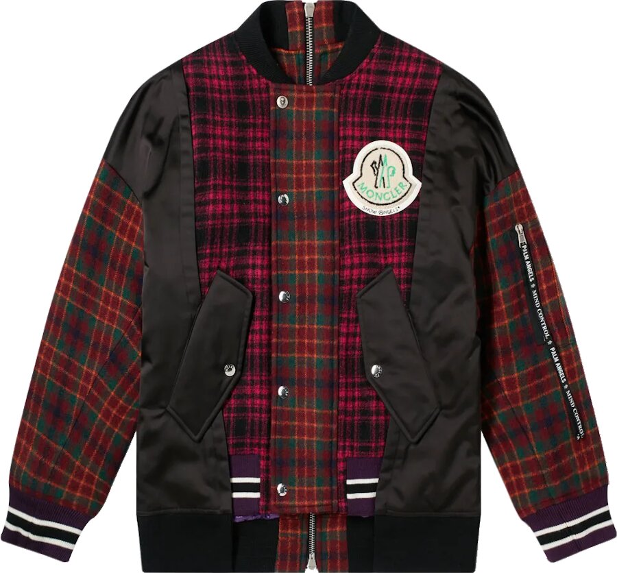 moncler plaid jacket