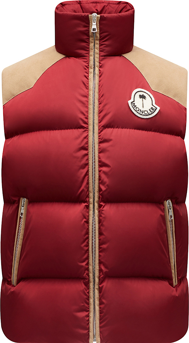 Moncler x Palm Angels Red 'Kamakou' Vest | Incorporated Style