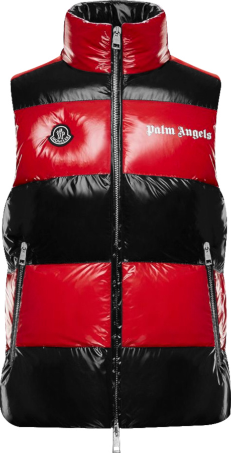 Moncler x Palm Angels Striped 'Weste' Vest | Incorporated Style