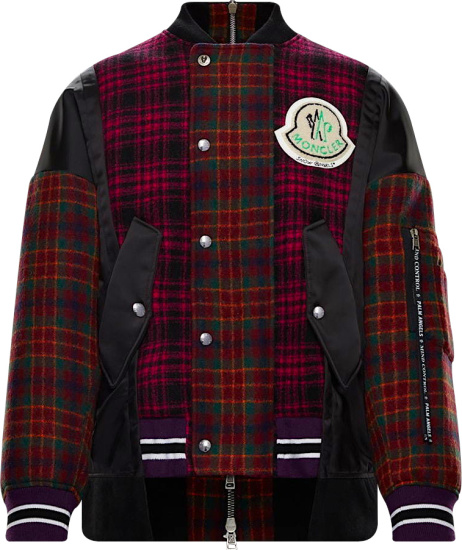 Moncler x Palm Angels Tartan 'Sonny' Bomber Jacket | Incorporated Style