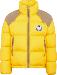 Moncler X Palm Angels Yellow Kelsey Puffer Jacket