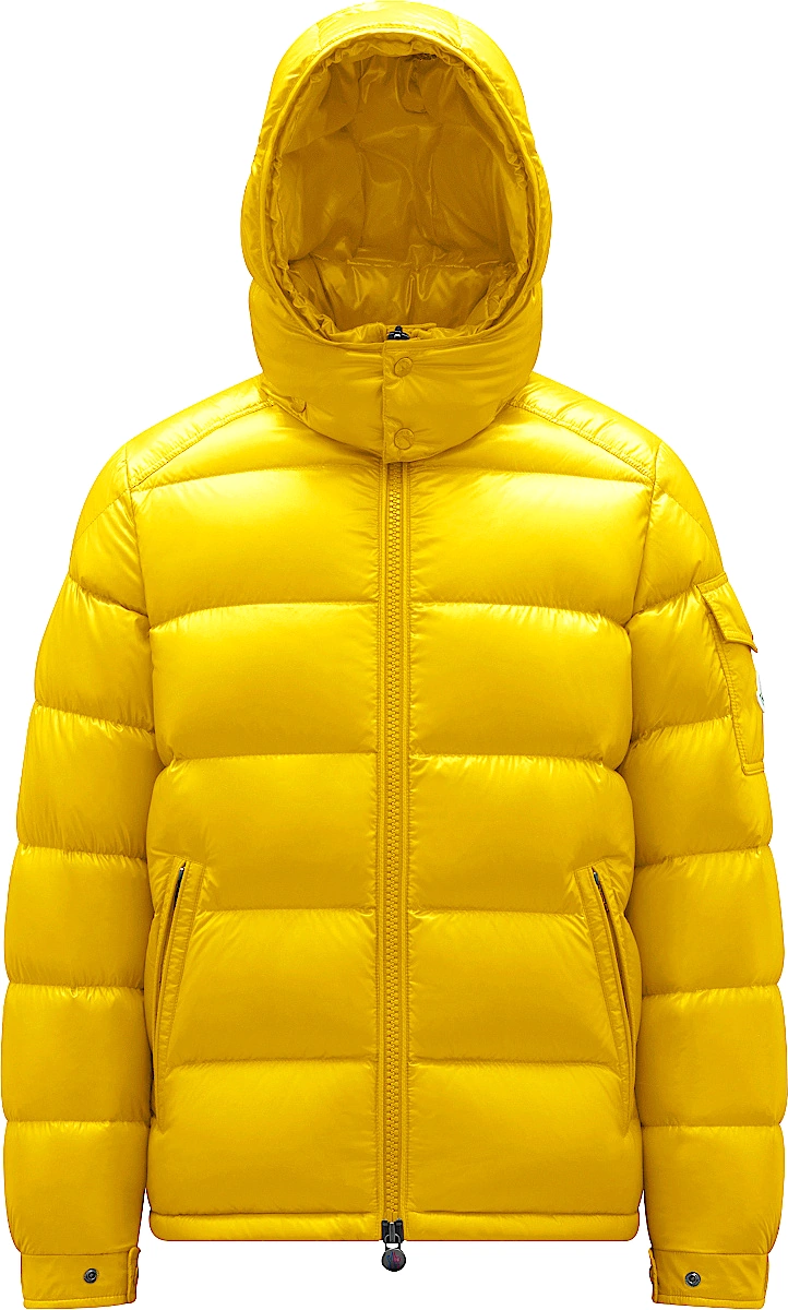 Moncler Yellow Maya Down Puffer Jacket G20911a5360068950109