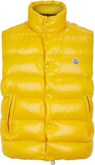 Moncler Yellow Tib Puffer Vest