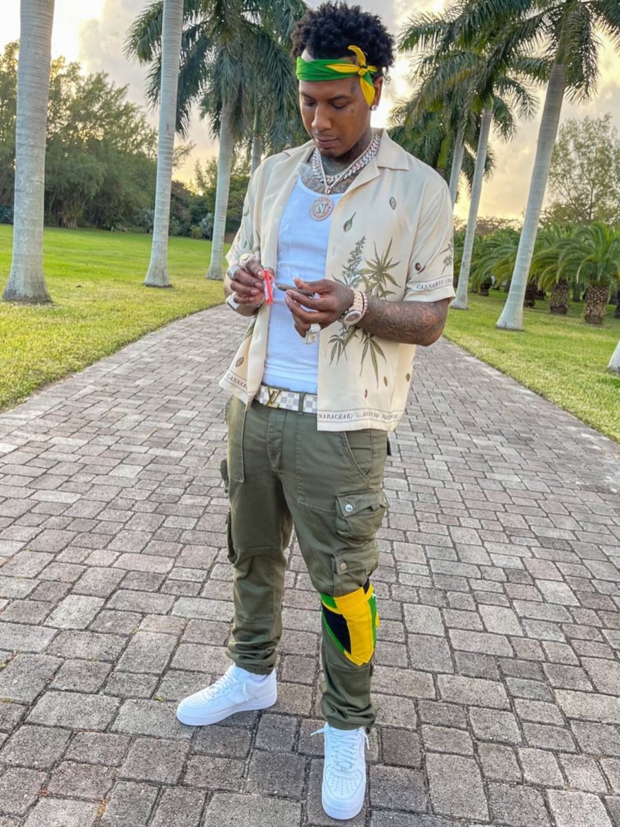 Moneybagg Yo in Louis Vuitton x Off-White🔥 Find more outfits