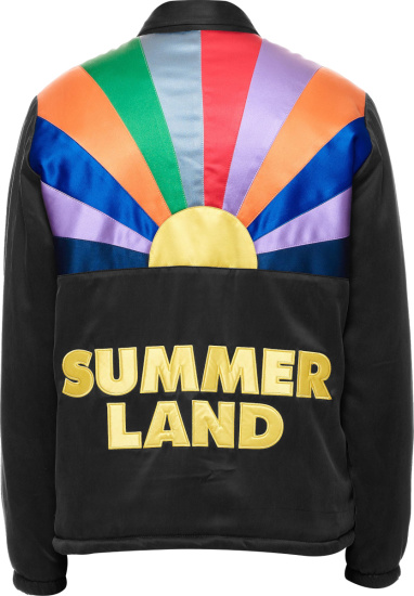Nahmias Black Rainbow Summerland Coaches Jacket