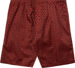 Needles Red Patterned Warm Up Shorts