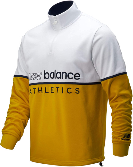new balance white yellow