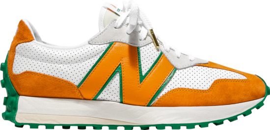 New Balance X Casablance Whtie Orange Green Sneakers