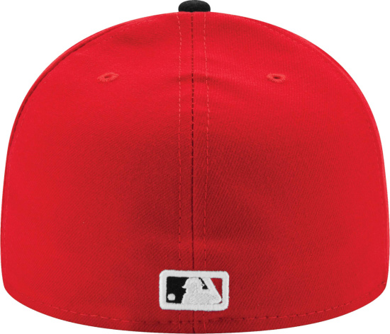 New Era Cincinnati Reds Red And Black Brim 59fifty Fitted Hat