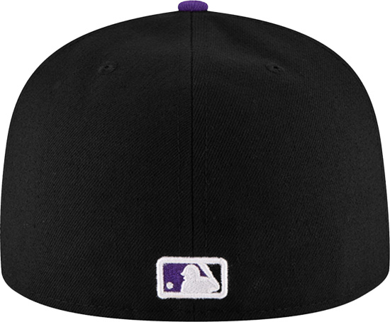 New Era Colorado Rockies Black And Purple Fitted Hat