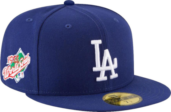 New Era La Dodgers 1988 World Series Royal Blue Fitted Hat