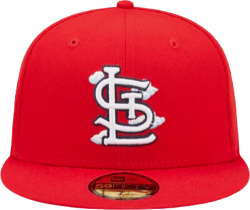 New Era St Louis Cardinals Red Icy Clouds Fitted Hat