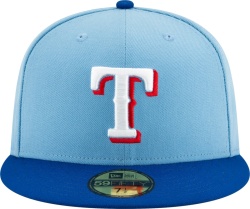 New Era Texas Rangers Light Blue 59fifty