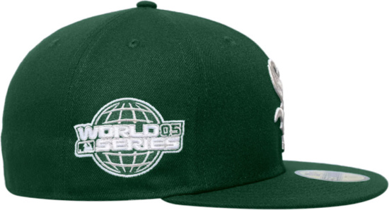 New Era White Sox Dark Green 2005 World Series Hat