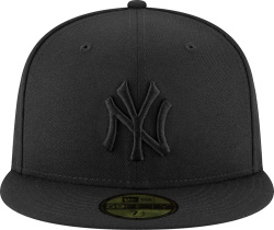 New York Yankees All Black 59fifty Fitted Hat